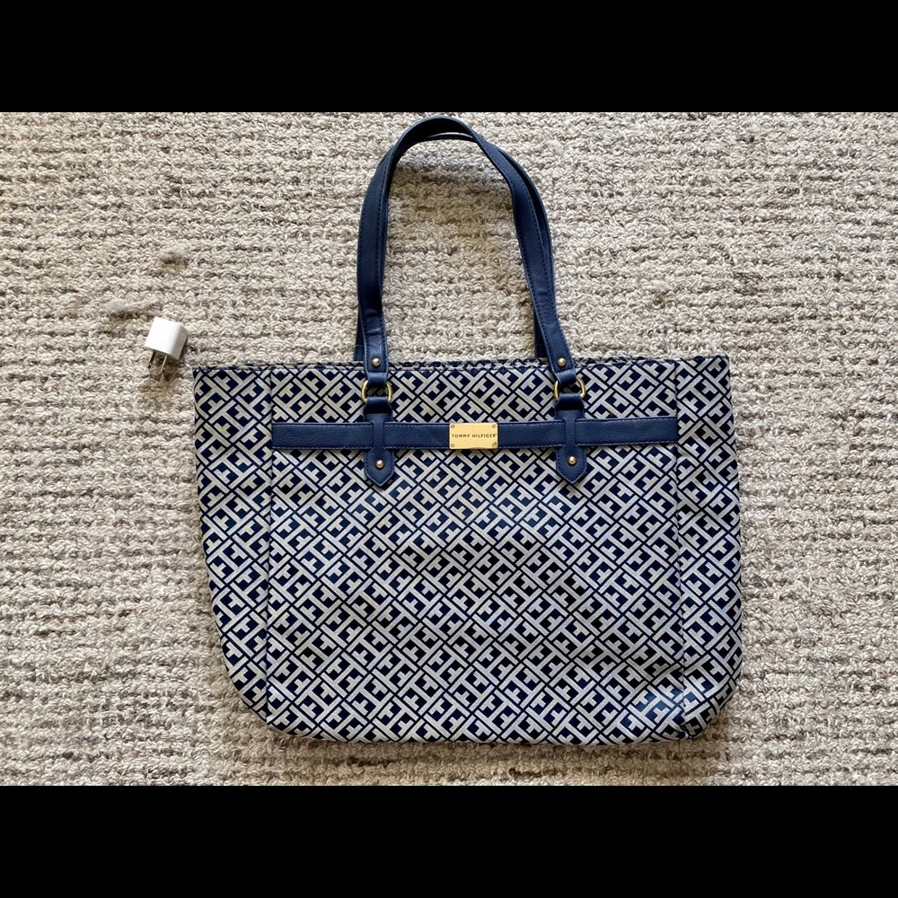 Tommy Hilfiger Navy/White Tote
